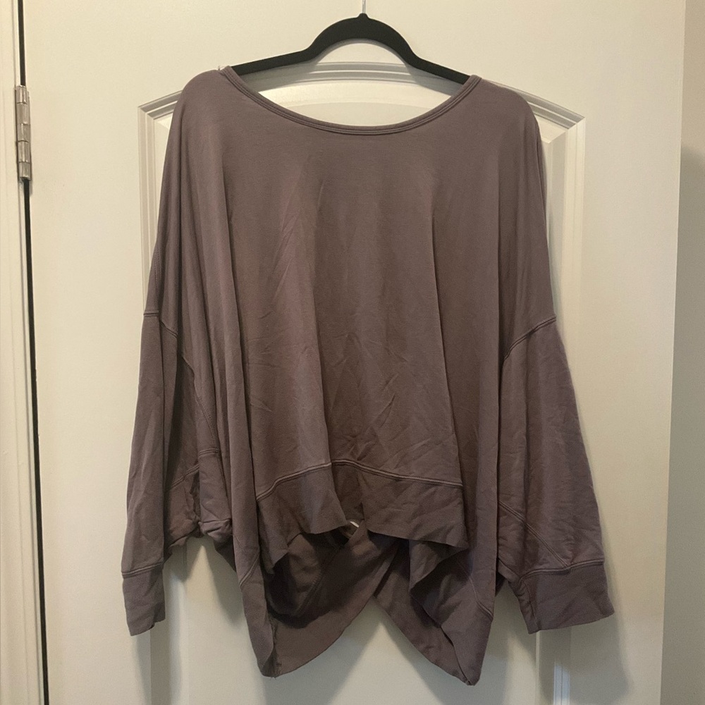 Open back long sleeve top